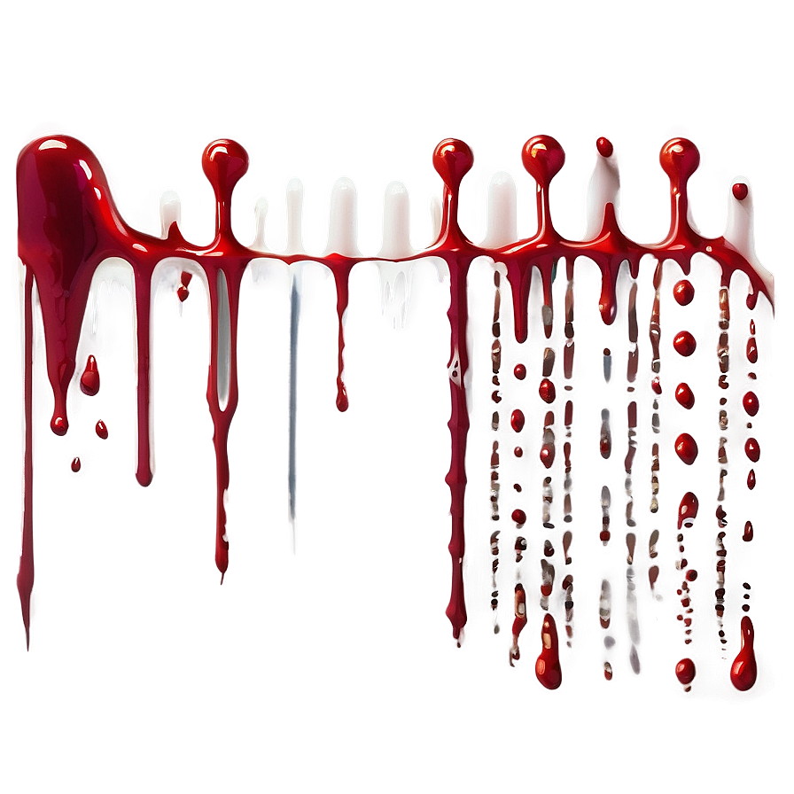 Blood Splatter Transparent For Gaming 05262024 PNG image