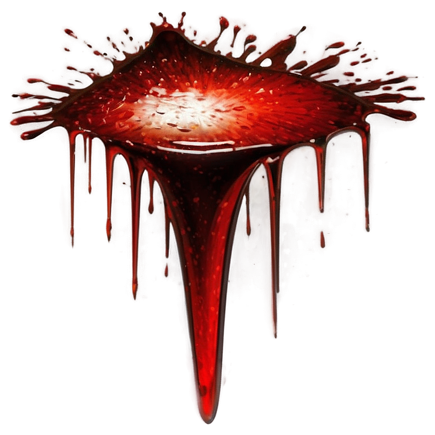 Blood Splatter Transparent Stock 05262024 PNG image