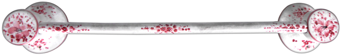 Blood Splattered Barbell Design PNG image