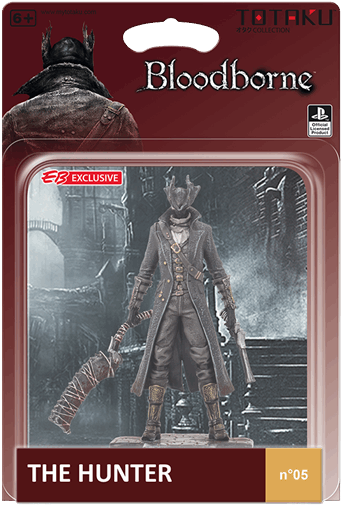 Bloodborne The Hunter Figurine Packaging PNG image