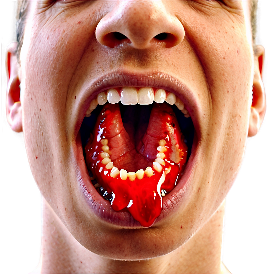 Bloodcurdling Mouth Picture Png 22 PNG image