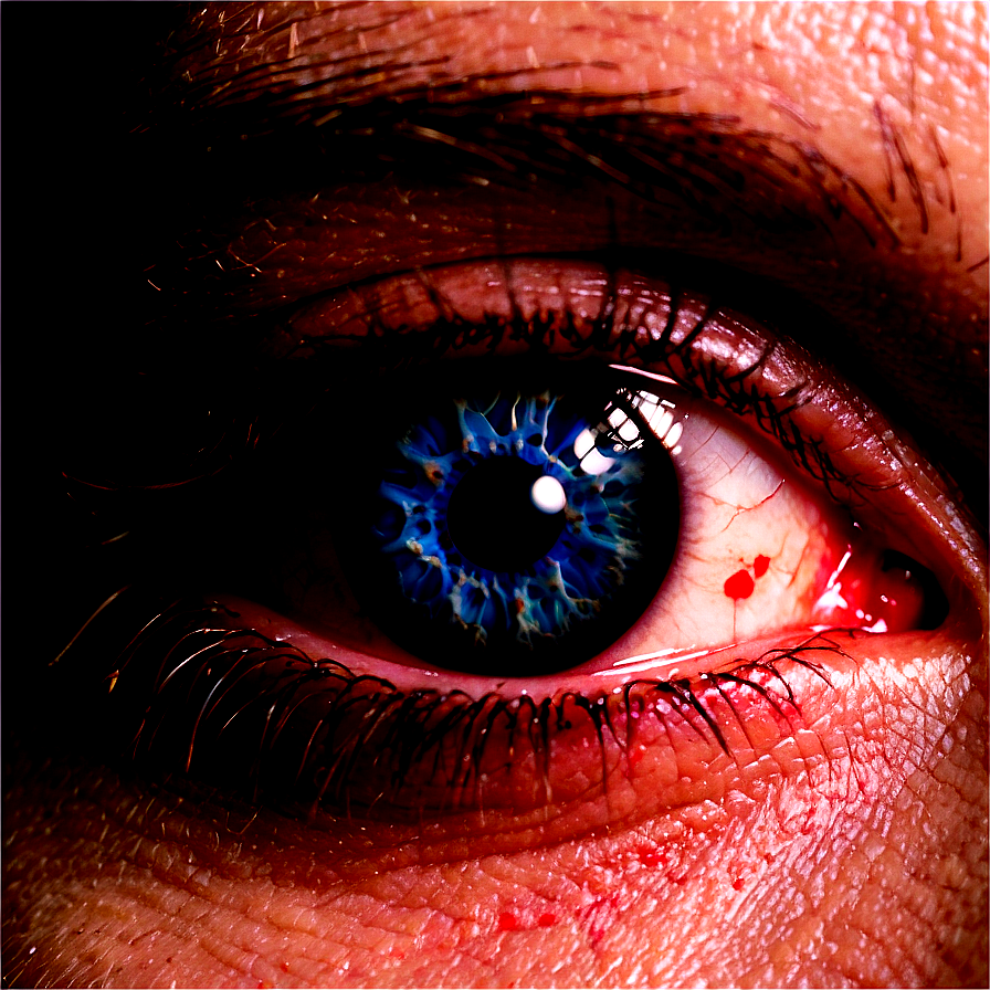 Bloodshot Creepy Eyes Png 05252024 PNG image