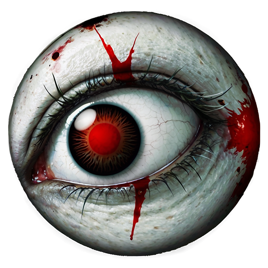 Bloodshot Creepy Eyes Png 05252024 PNG image