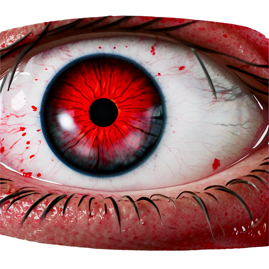 Bloodshot Eye Infection Sign Png 06272024 PNG image