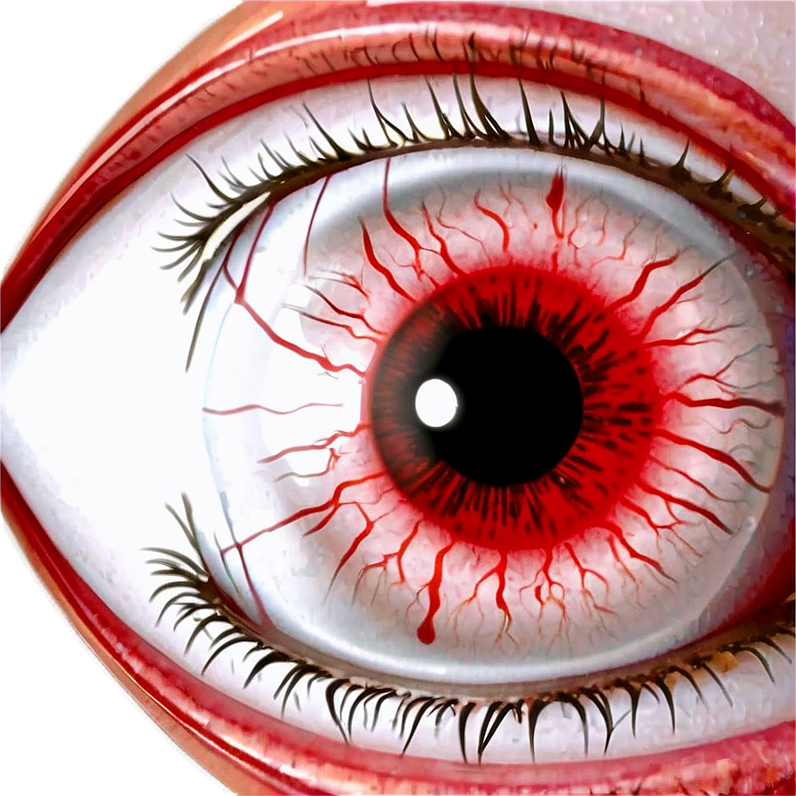 Bloodshot Eye Symptoms Representation Png Tek41 PNG image