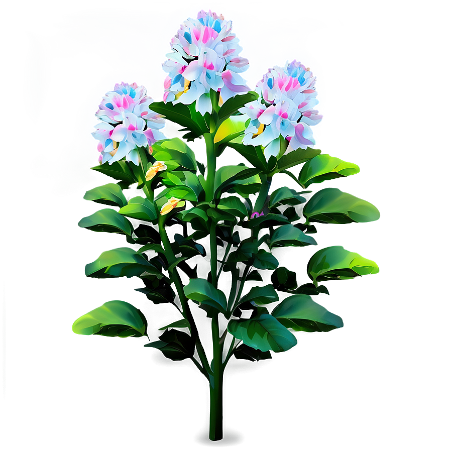 Blooming Flower Bush Png Kwq PNG image