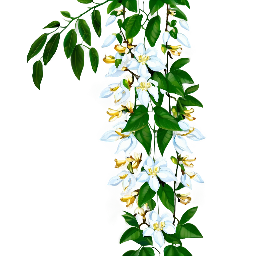 Blooming Jasmine Vine Png 34 PNG image