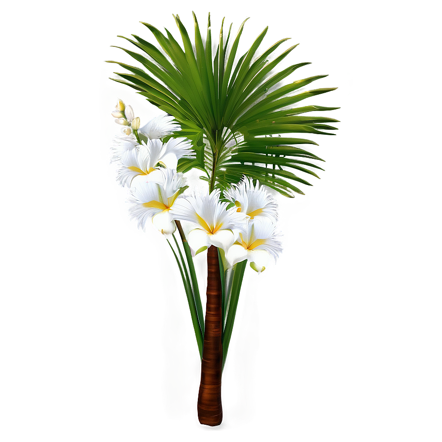 Blooming Palmera Flowers Png 86 PNG image