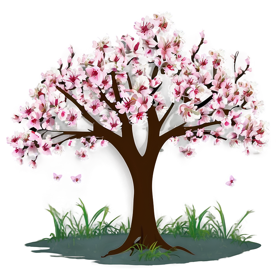 Blooming Spring Tree Png Huc PNG image