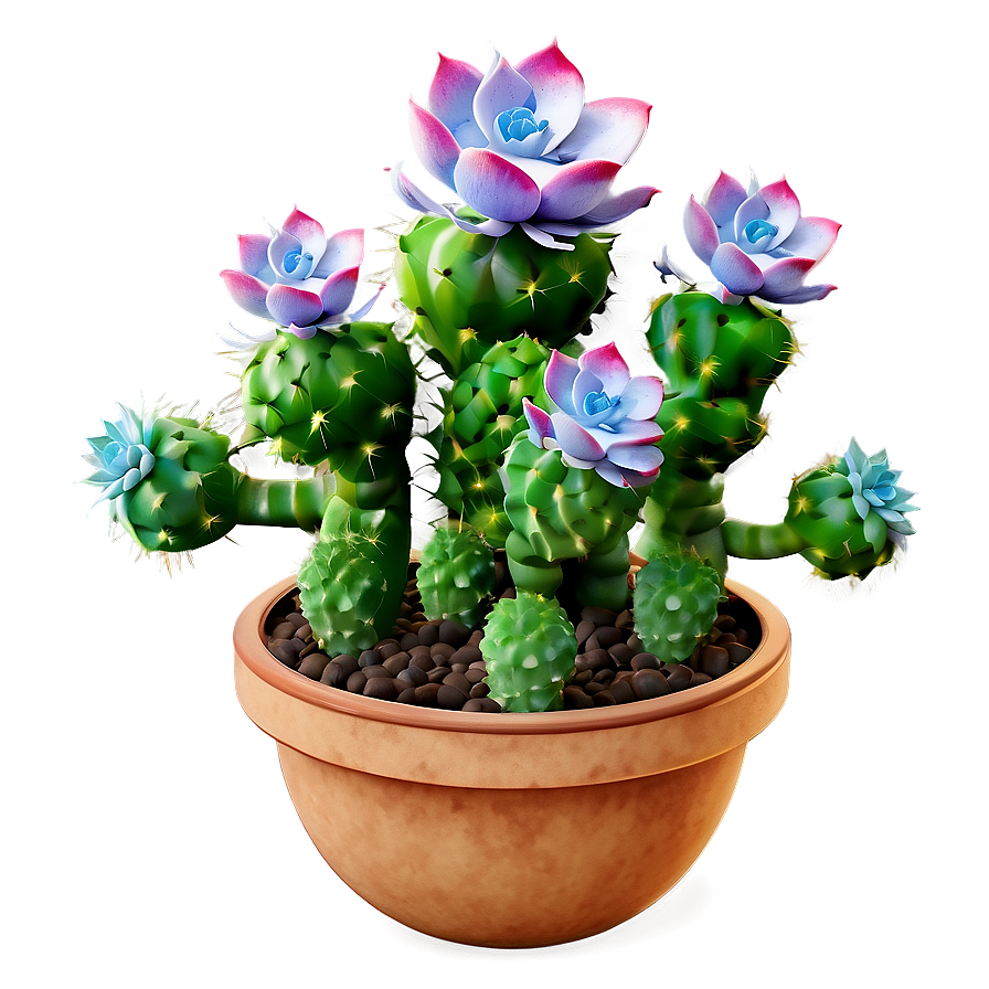 Blooming Succulent Png 05242024 PNG image