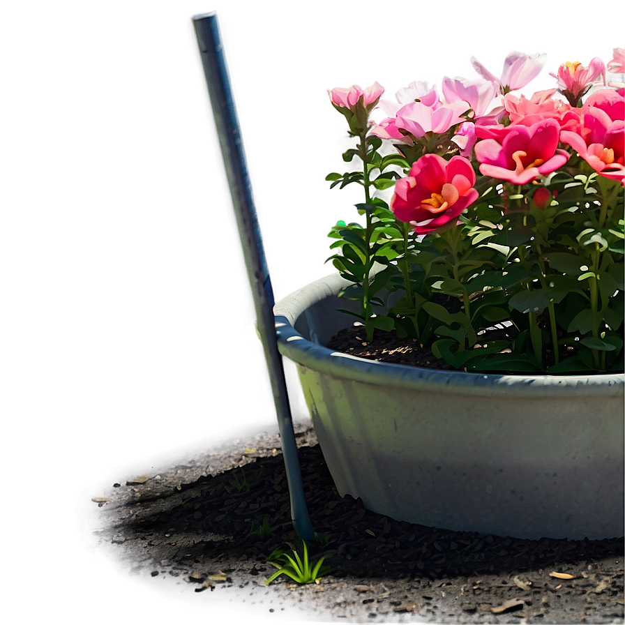 Blossoming Flower Bed Png 60 PNG image