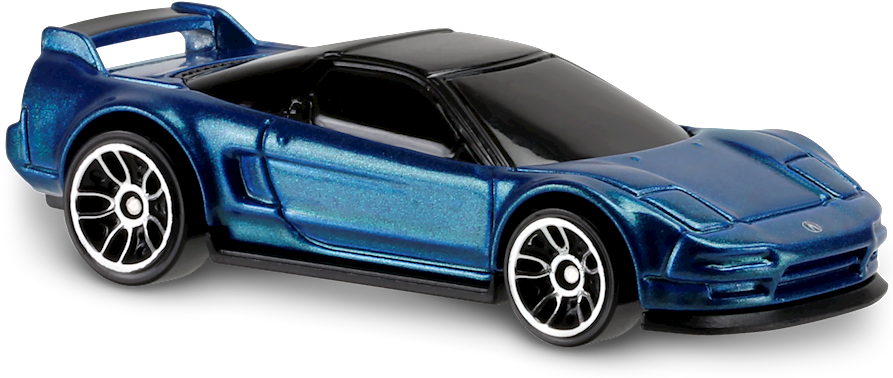 Blue Acura N S X Toy Car Model PNG image