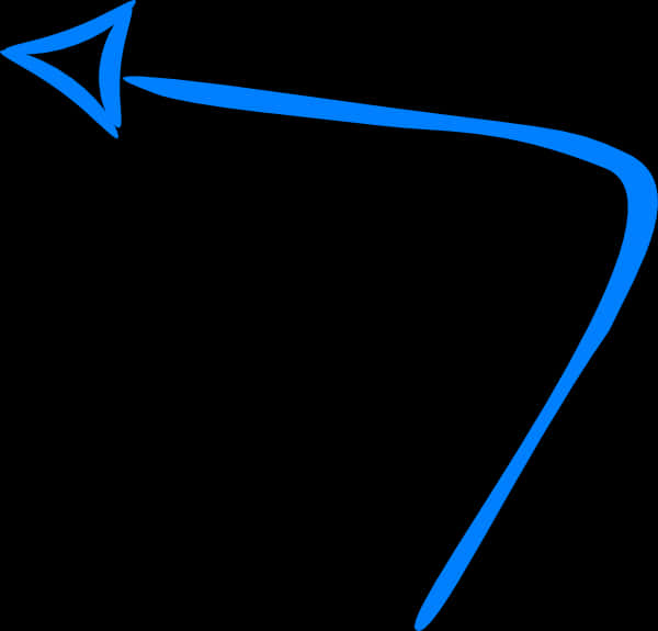 Blue Arrow Graphic PNG image