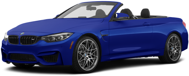 Blue B M W Convertible Side View PNG image