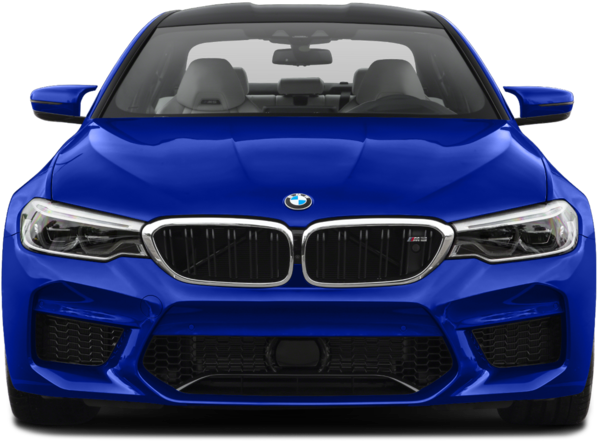 Blue B M W Front View PNG image