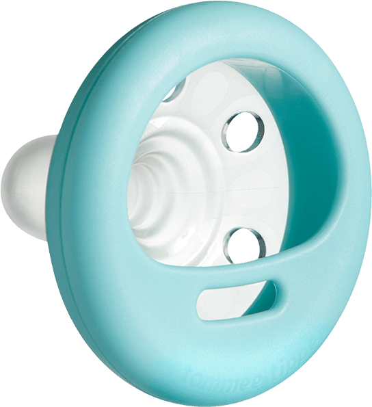 Blue Baby Pacifier PNG image