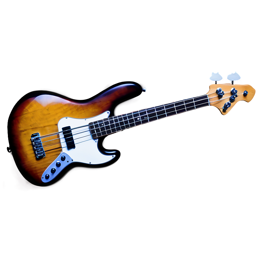 Blue Bass Guitar Png 06202024 PNG image