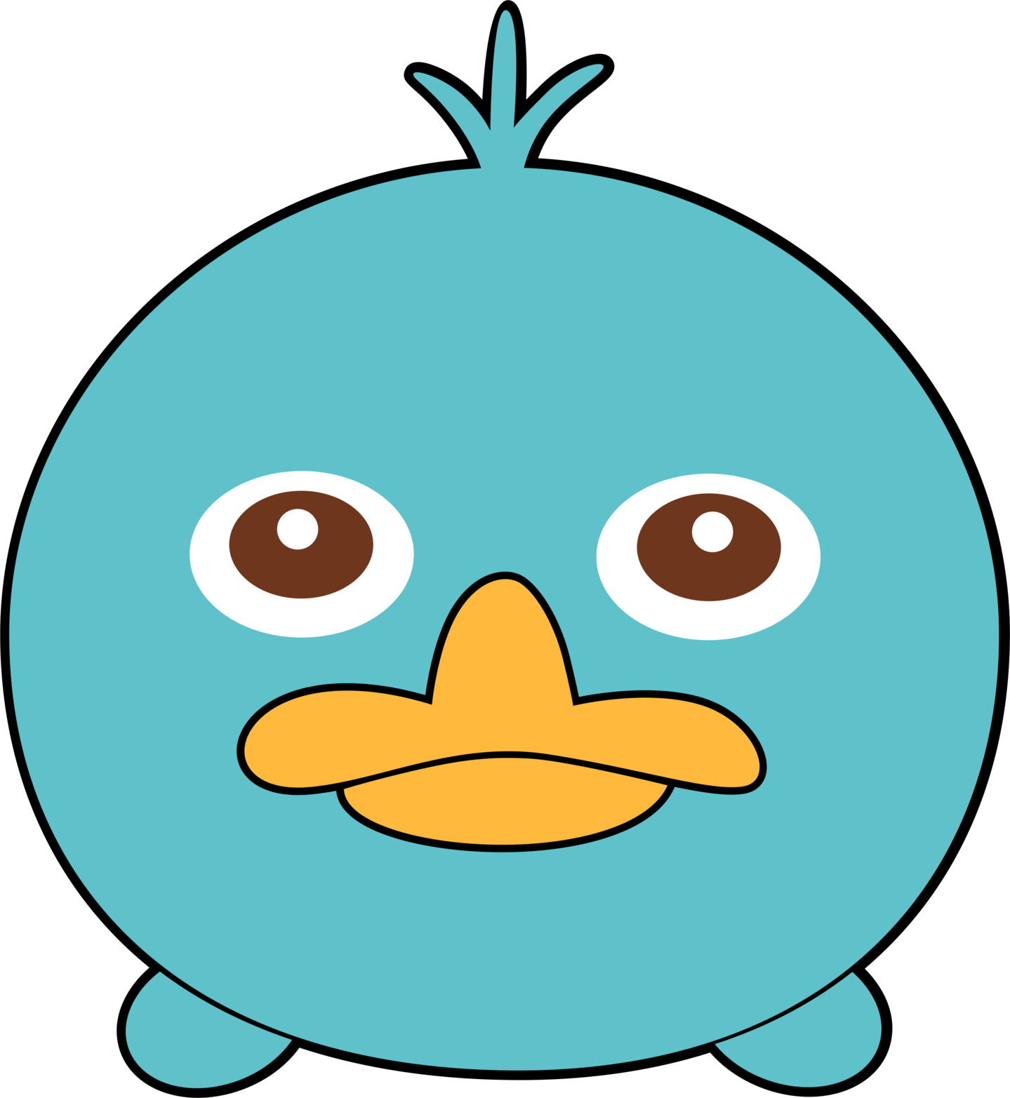 Blue Bird Tsum Tsum Graphic PNG image