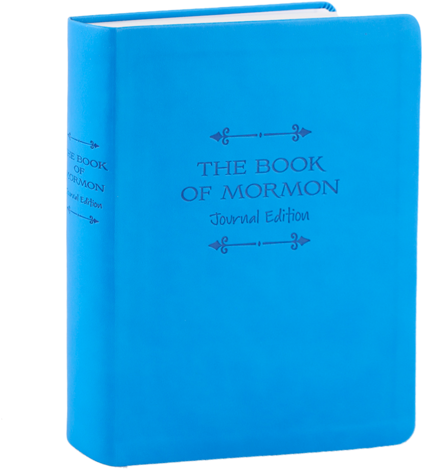 Blue Bookof Mormon Journal Edition PNG image