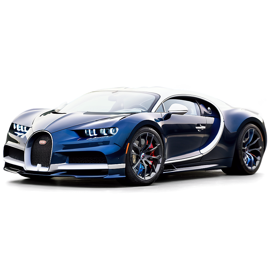 Blue Bugatti Chiron Png Qcf PNG image