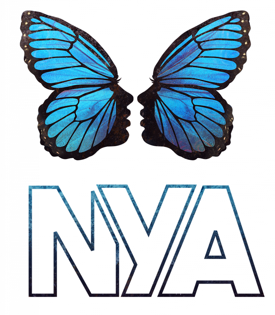 Blue Butterfly Artwork PNG image