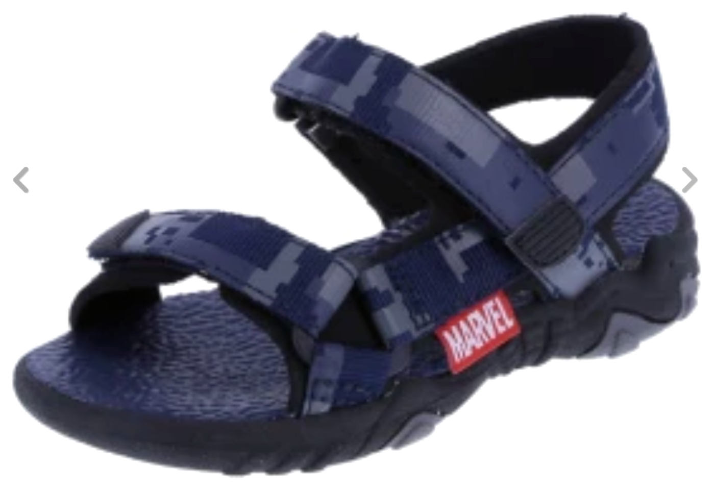 Blue Camouflage Kids Sandal Marvel PNG image