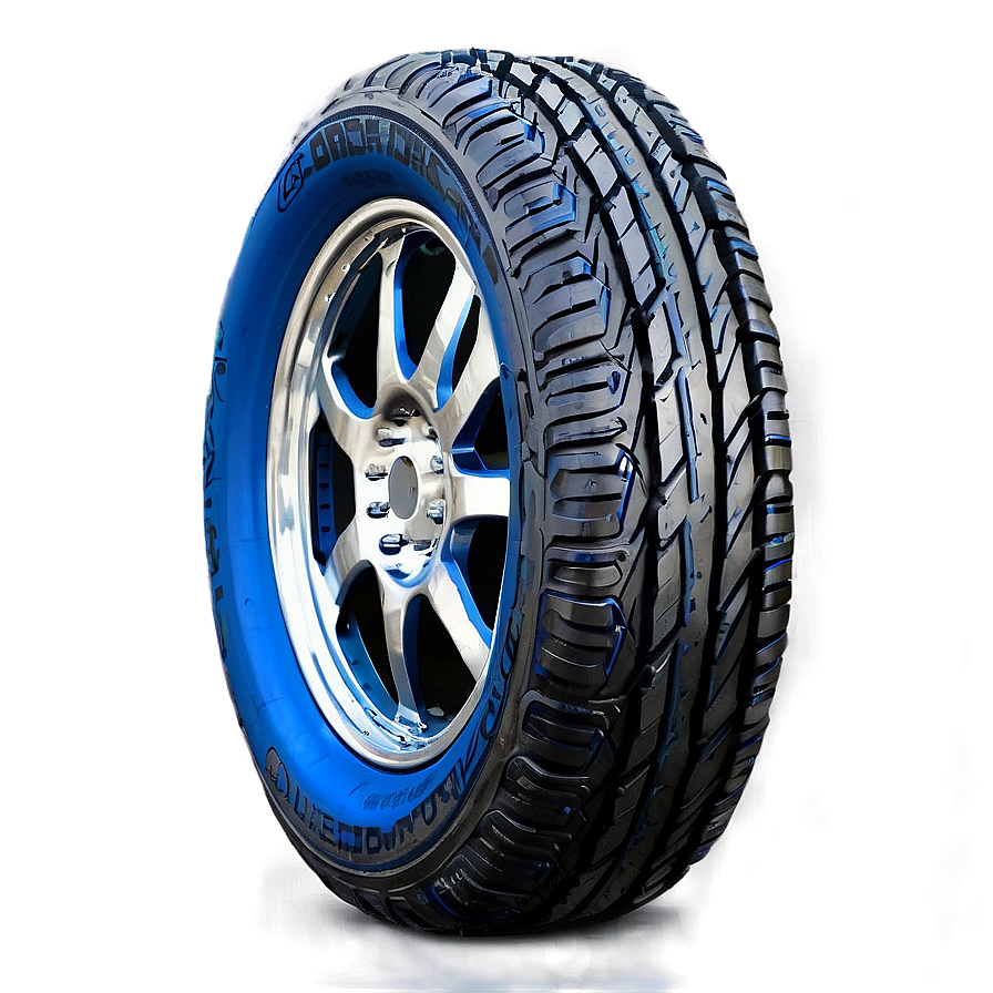 Blue Car Wheel Png 06122024 PNG image