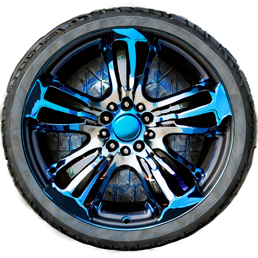 Blue Car Wheel Png Npp PNG image