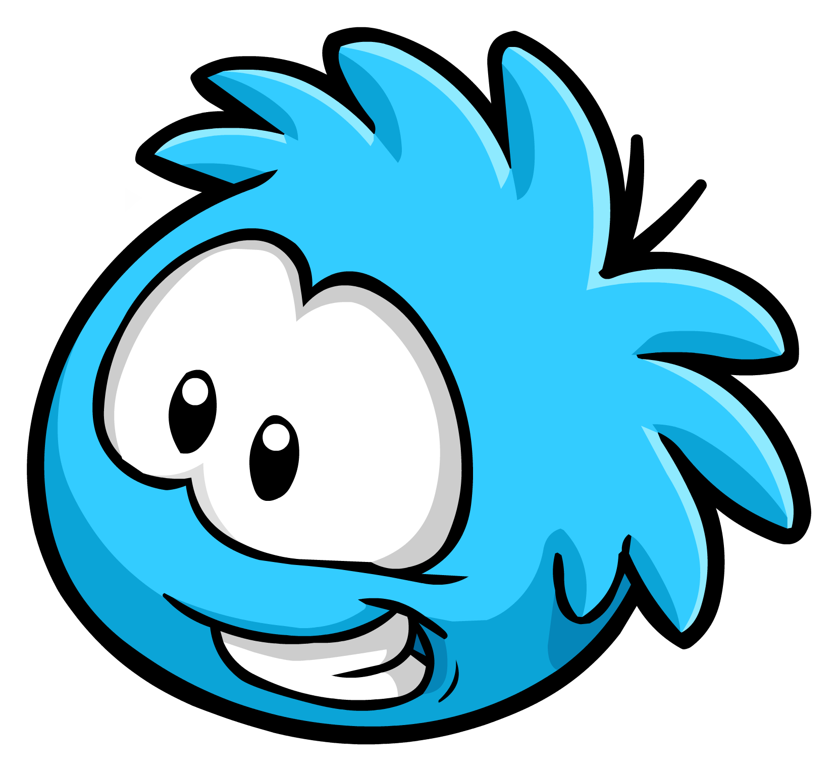 Blue Cartoon Penguin Character PNG image