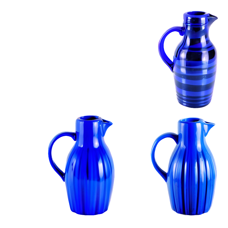 Blue Ceramic Jug Png Ene PNG image