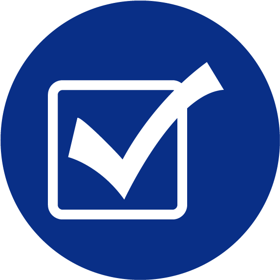 Blue Checkbox Icon PNG image