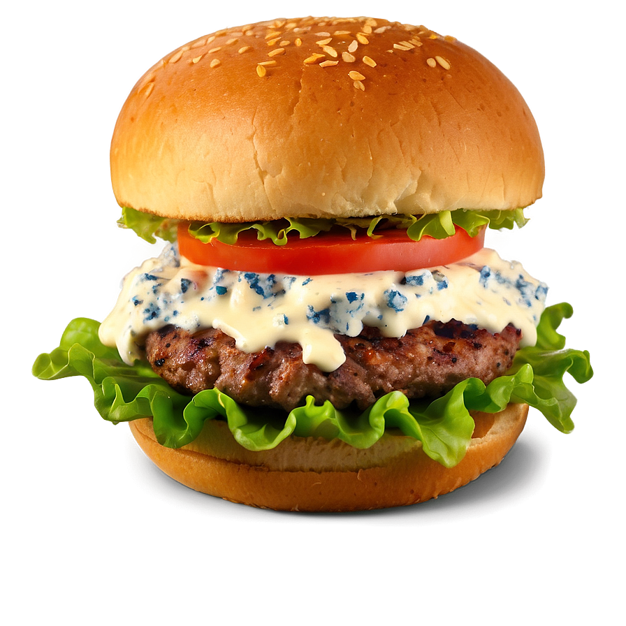 Blue Cheese Burger Png 05042024 PNG image