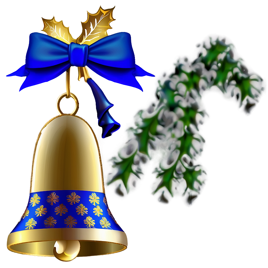 Blue Christmas Bells Png 06122024 PNG image