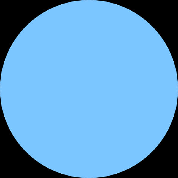 Blue Circle Black Background PNG image