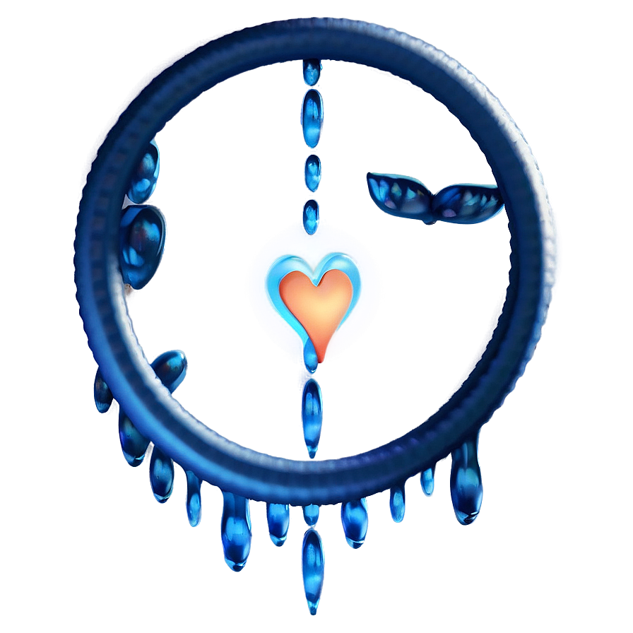 Blue Circle With Heart Png 61 PNG image