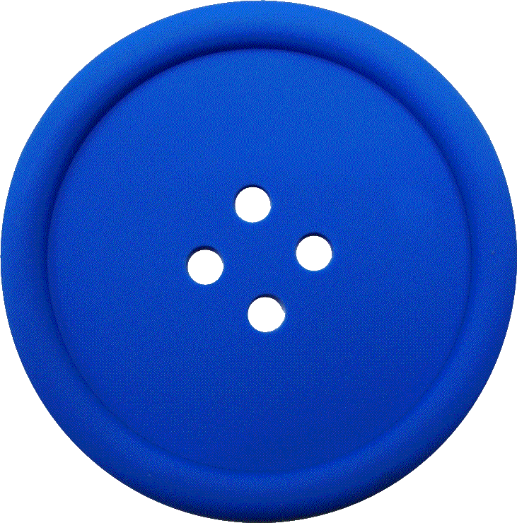 Blue Clothing Button PNG image