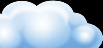 Blue Cloud Balloons Transparent Background PNG image