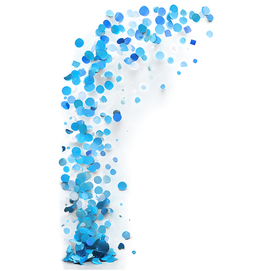 Blue Confetti Png Awc PNG image