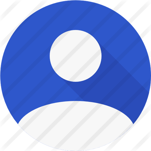 Blue Contact Icon PNG image