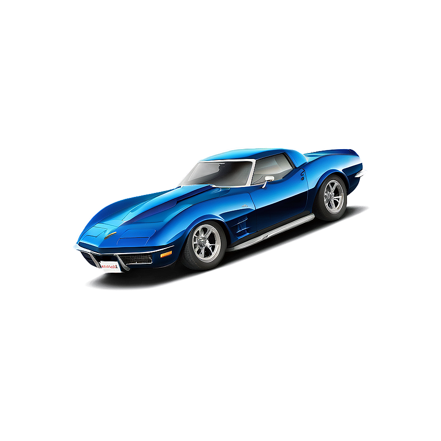 Blue Corvette Png Mcb84 PNG image