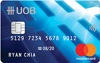 Blue Debit Card Mastercard U O B PNG image