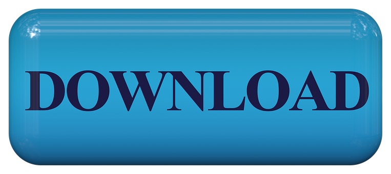 Blue Download Button PNG image
