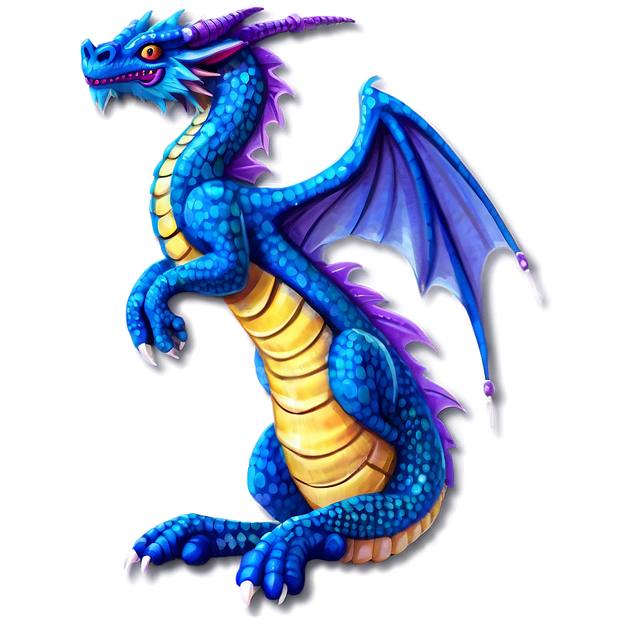 Blue Dragon C PNG image