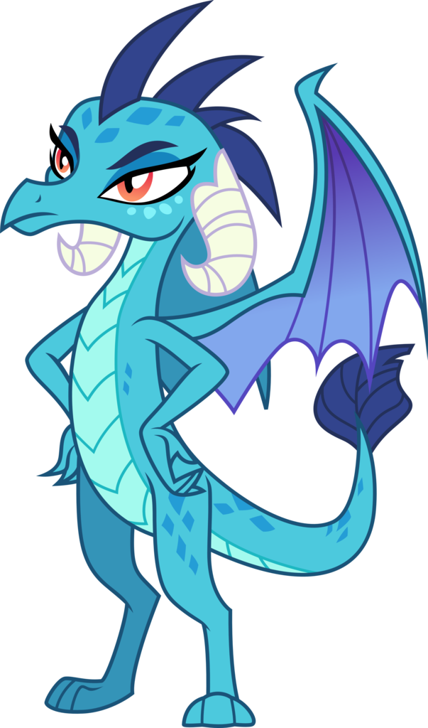 Blue Dragon Cartoon Character PNG image