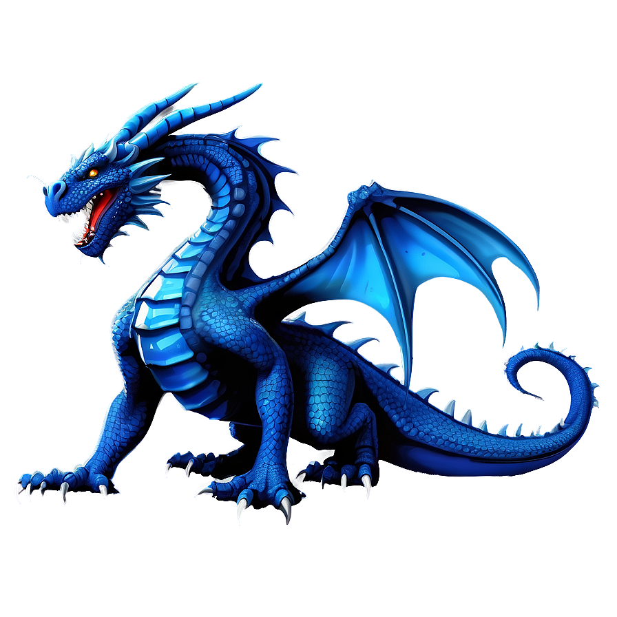 Blue Dragon Illustration Png 89 PNG image