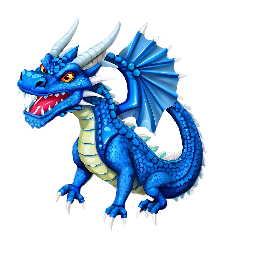 Blue Dragon Illustration Png Ink PNG image