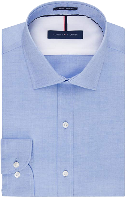 Blue Dress Shirt Tommy Hilfiger PNG image