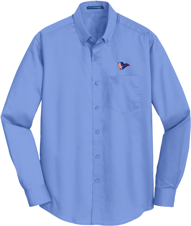 Blue Dress Shirtwith Logo PNG image