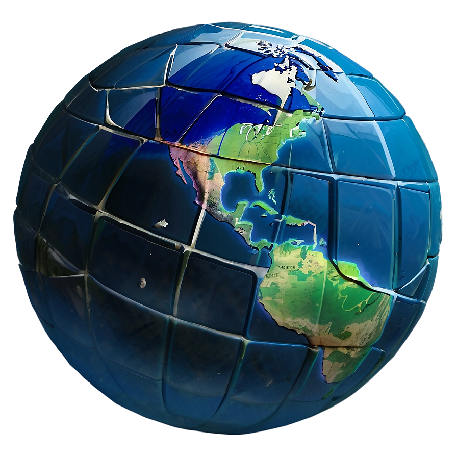 Blue Earth Ball Png 06132024 PNG image