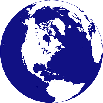 Blue Earth Graphic PNG image